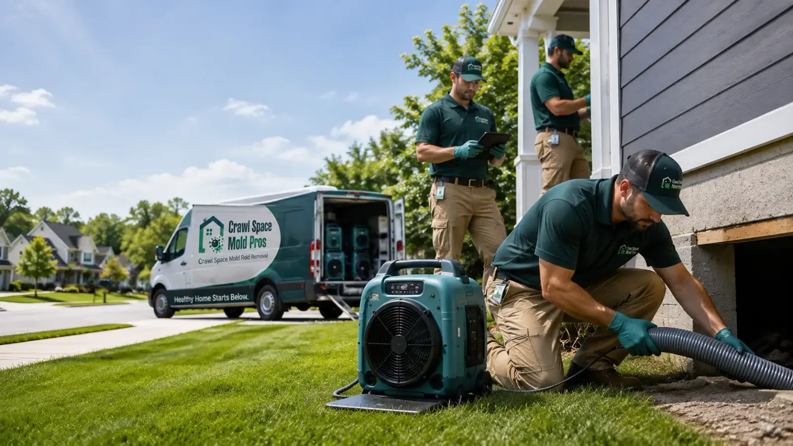 Crawl Space Mold Removal in Granger, TX